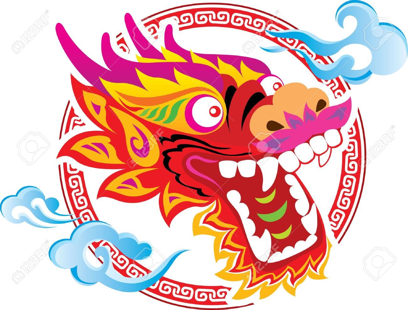asian clipart dragon chinese