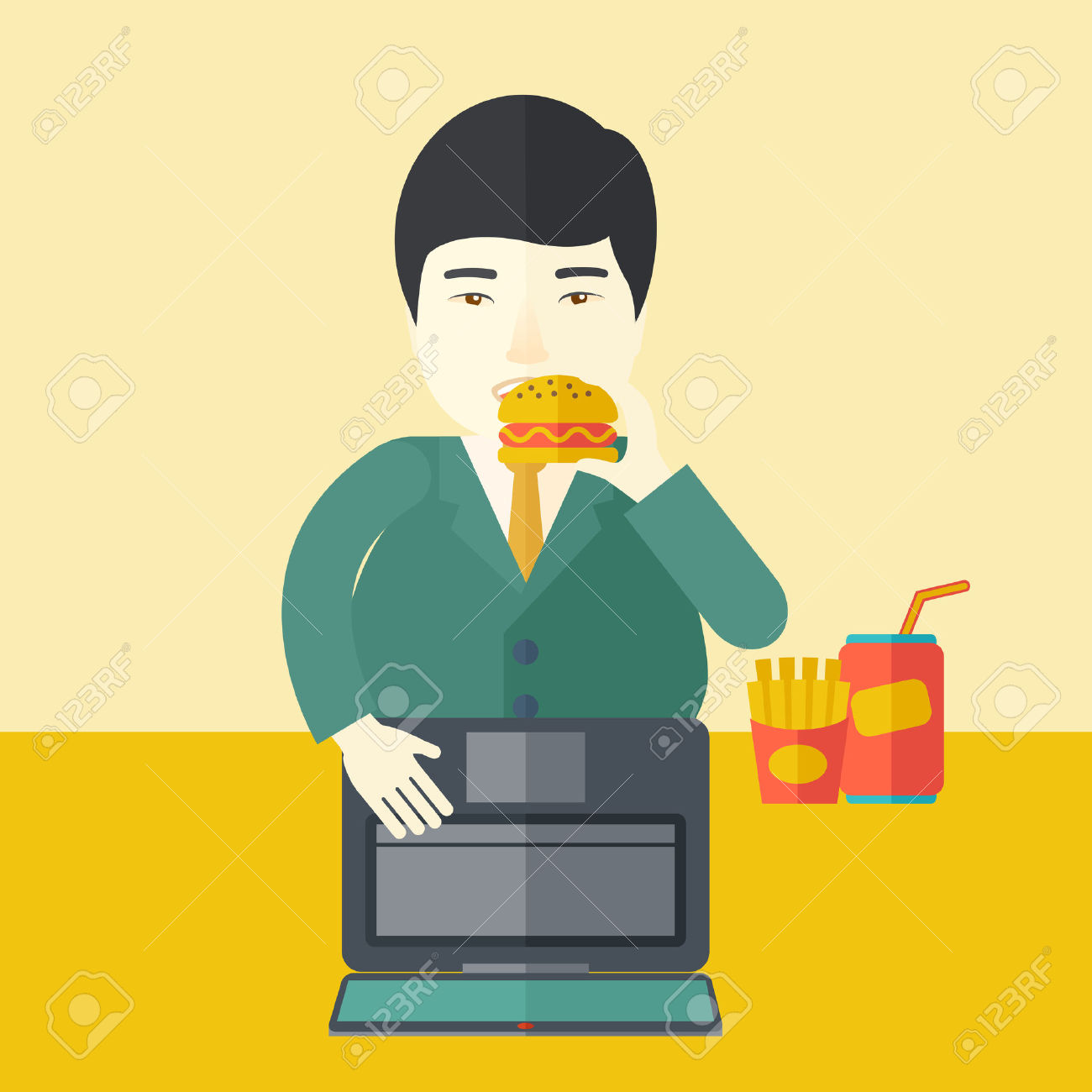 Indian character icons fat. Asian clipart man asian