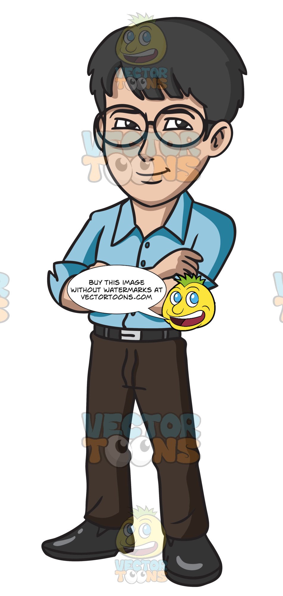 A smart chinese . Asian clipart man asian