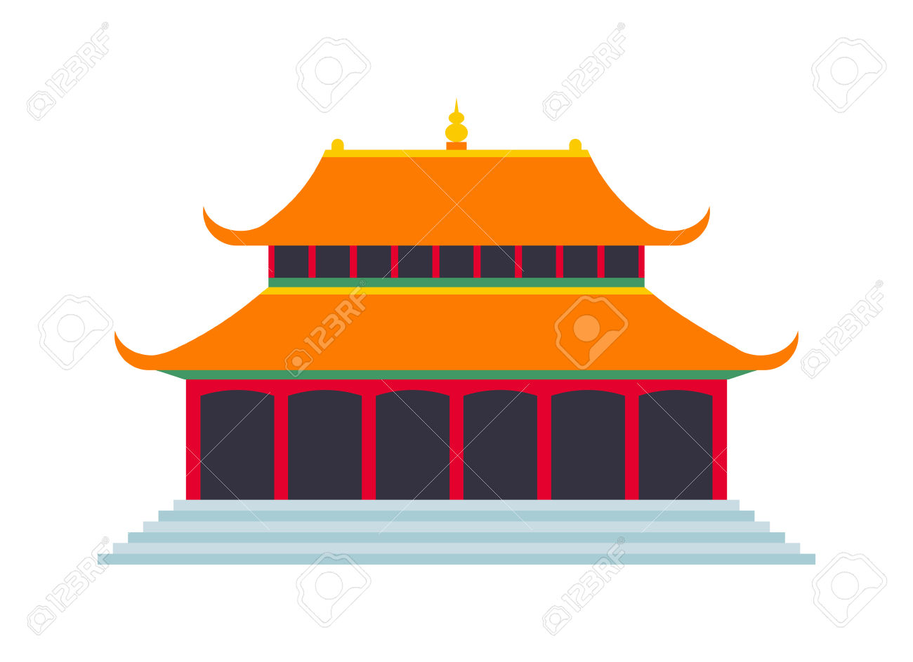 asian clipart temple