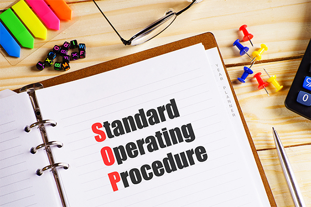 assessment clipart standard operating procedure