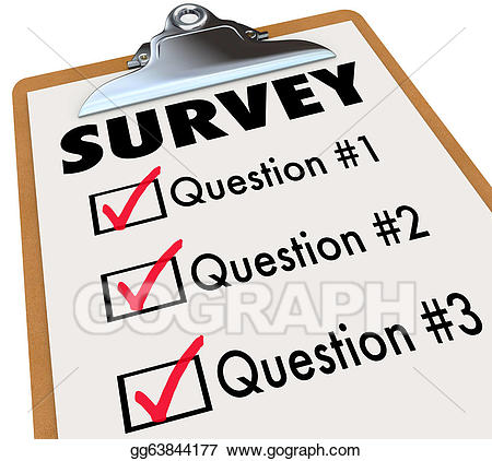 clipboard clipart survey