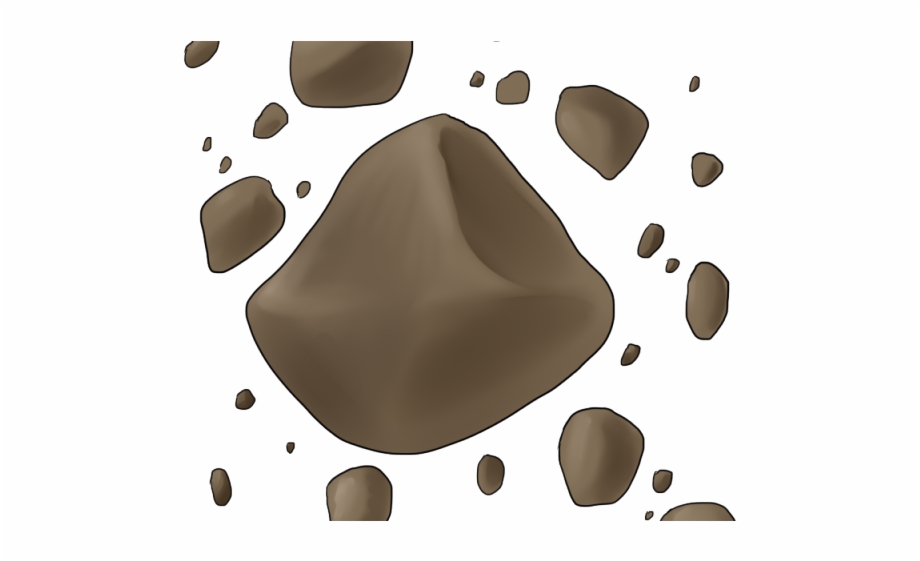 Brown asteroids clip art. Asteroid clipart