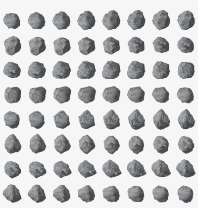 asteroid clipart 8 bit