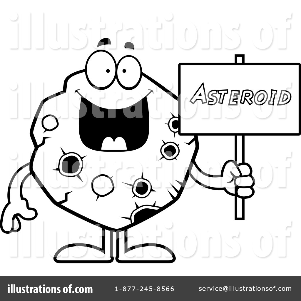 Asteroid clipart astroid. Illustration by cory thoman