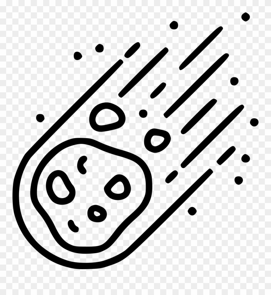 Asteroid clipart black and white. Download free png 