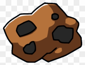 asteroid clipart brown