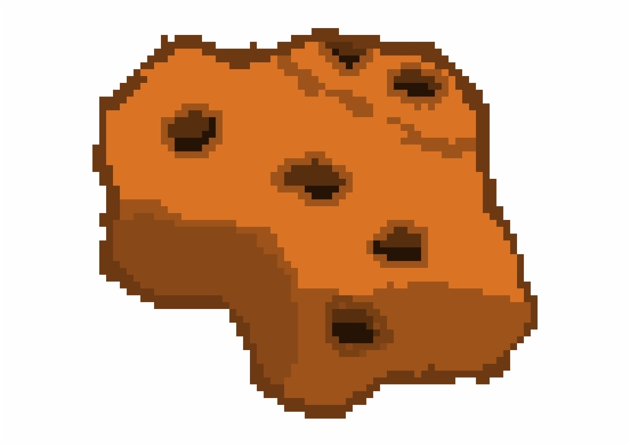 Asteroid clipart brown. Asteroids pixel art png