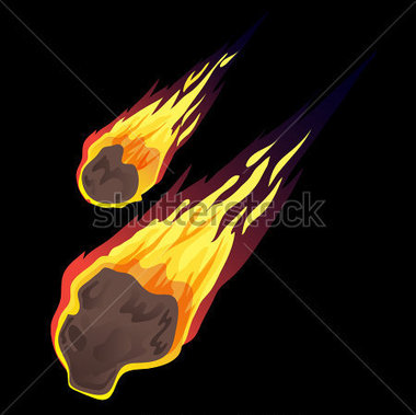 comet clipart asteroid