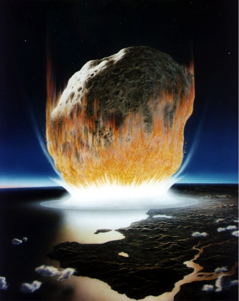 asteroid clipart meteor impact