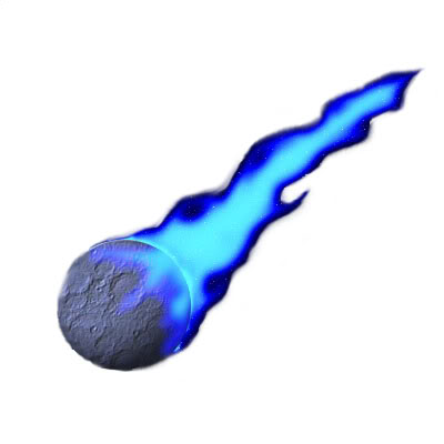 asteroid clipart meteor shower