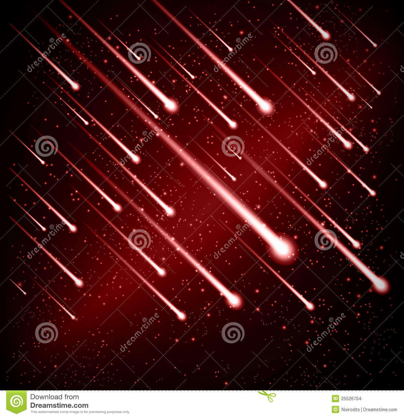 asteroid clipart meteor shower
