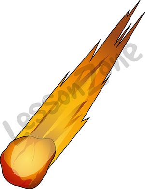 asteroid clipart metor