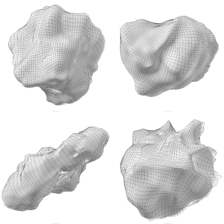 Asteroid clipart sketch.  best d models