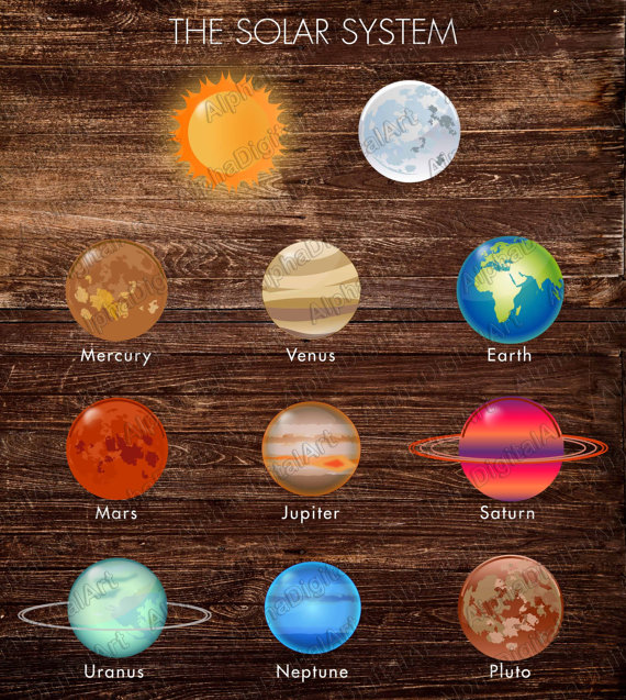 Astronomy clipart planet.  solar system planets
