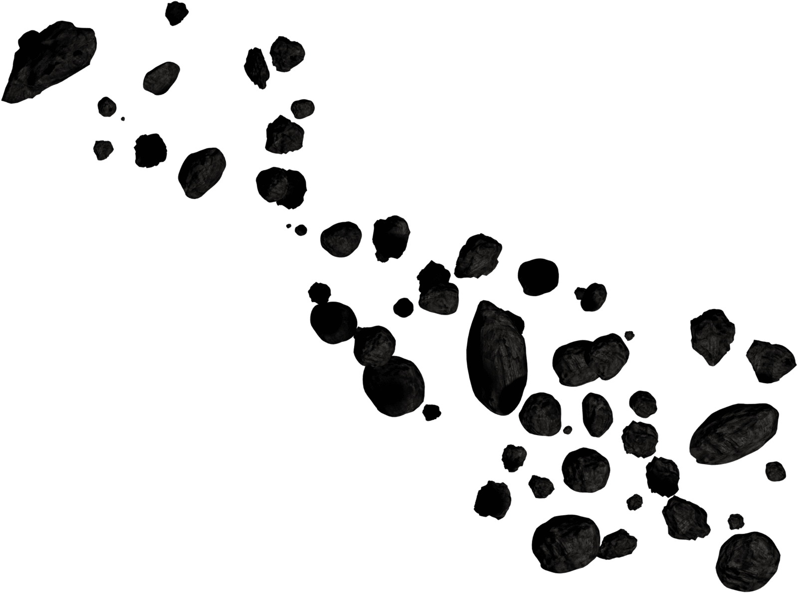 asteroid clipart white background