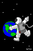 astronaut clipart animation