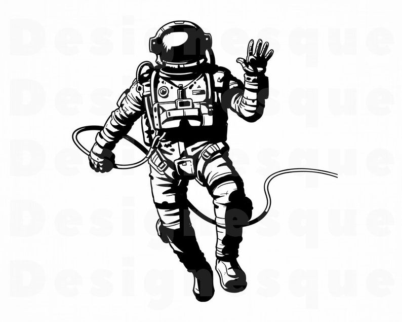 astronaut clipart astranaut