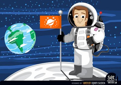 astronaut clipart astronaunt
