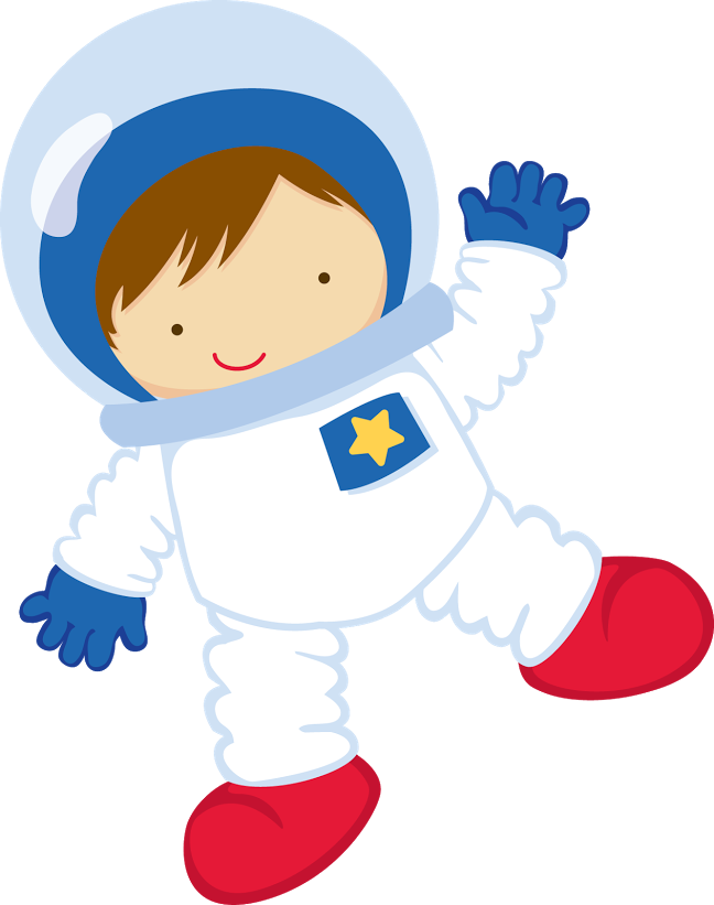 girl clipart astronaut