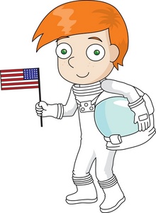 astronaut clipart boy