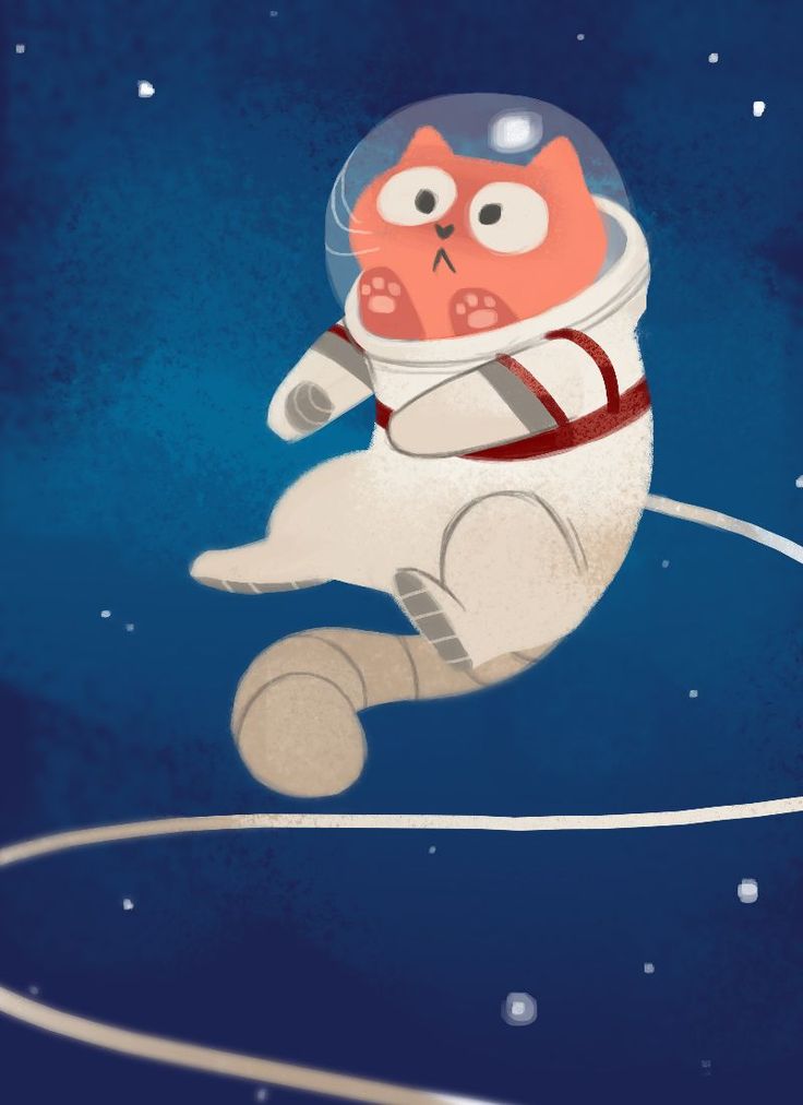Astronaut clipart cat.  best drawings images