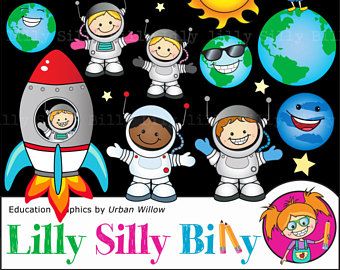 Image result for space. Astronaut clipart cute