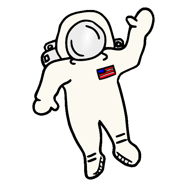 Cool Easy Astronaut Outer Space Drawing | Invisible Blogger