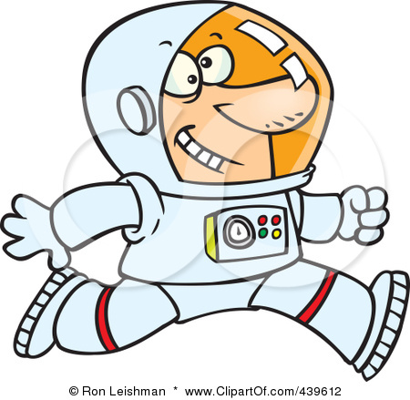 astronaut clipart side view