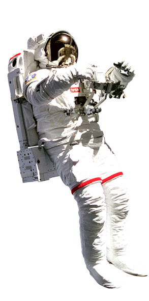 astronaut clipart side view