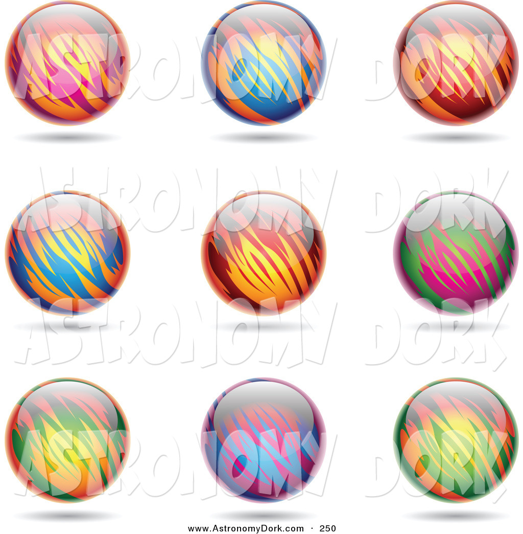 astronomy clipart colorful