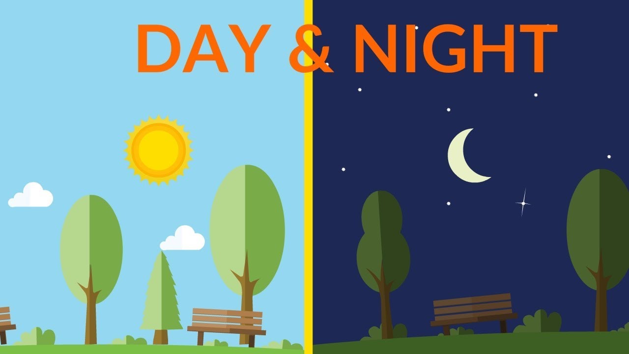 drawing clipart night time activity