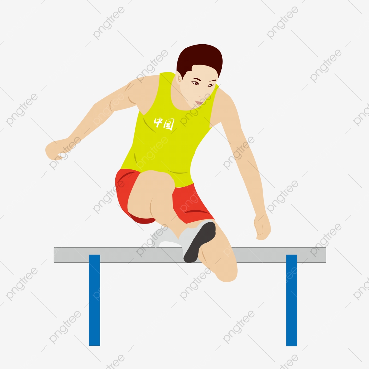 Athlete clipart 100m, Athlete 100m Transparent FREE for download on ...