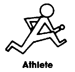 athlete clipart animated