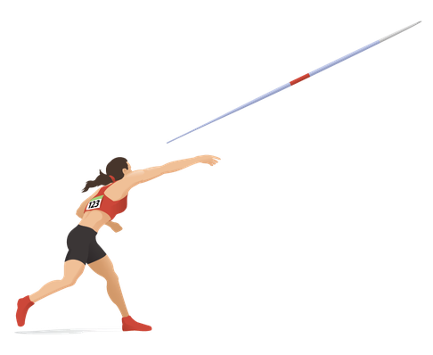 Athlete clipart javelin. Women s delivery health