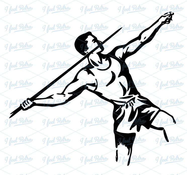 athlete clipart javelin