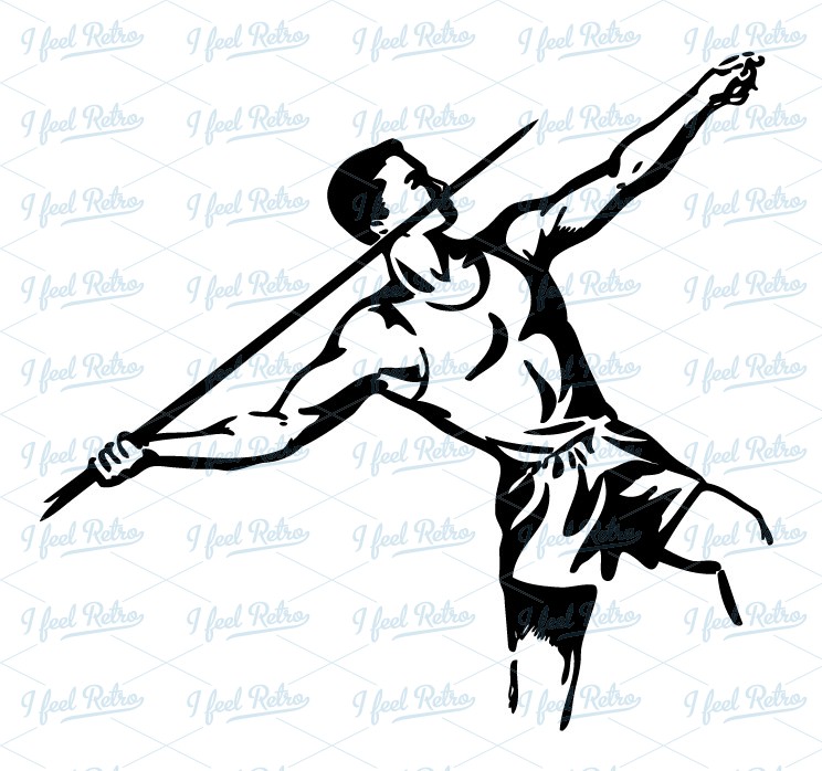 Athlete clipart javelin. Thrower panda free images
