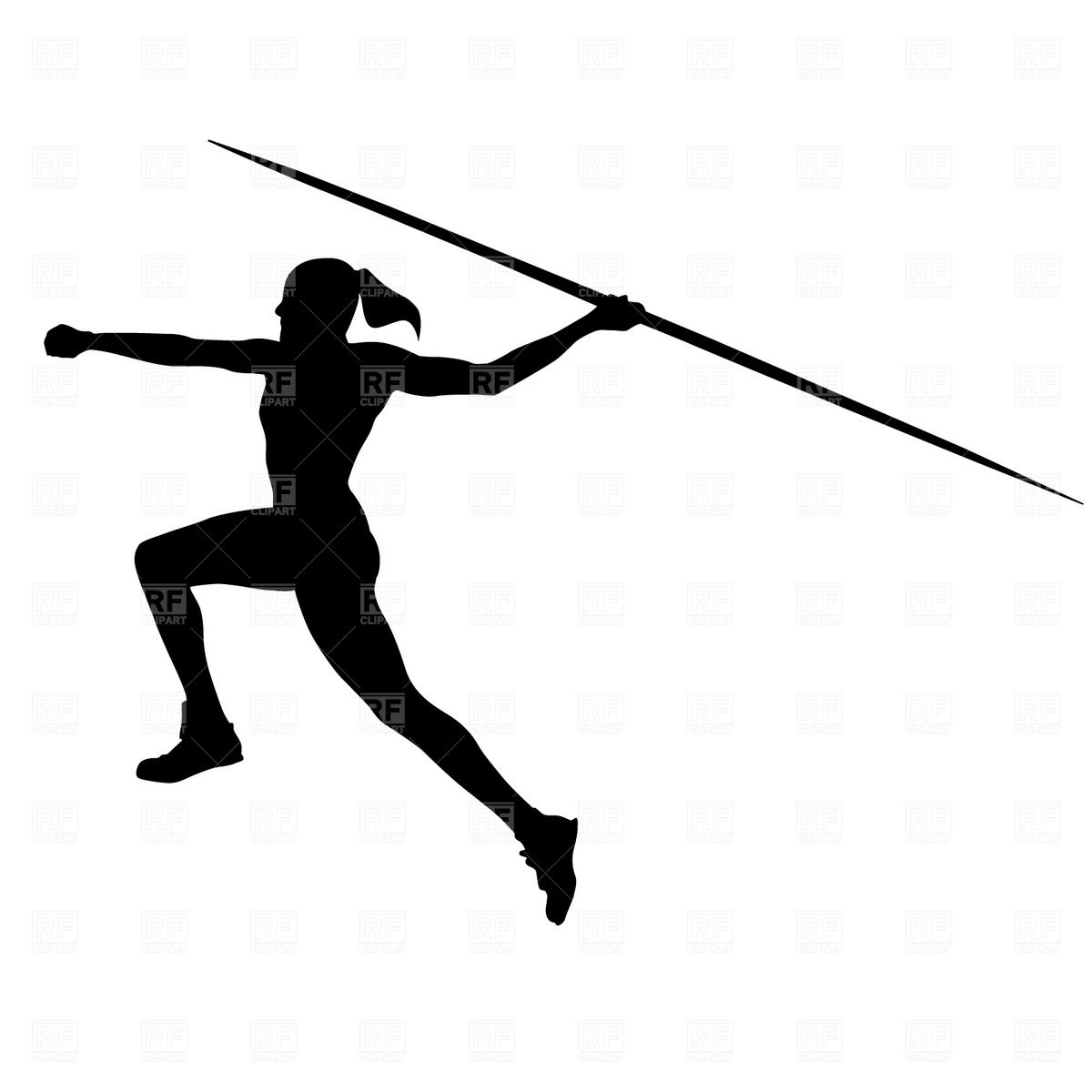 athlete clipart javelin