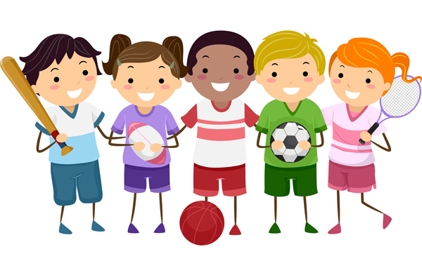 Nutrition for young athletes. Athletic clipart youth sport