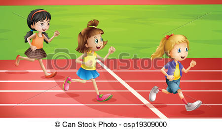 athlete clipart race