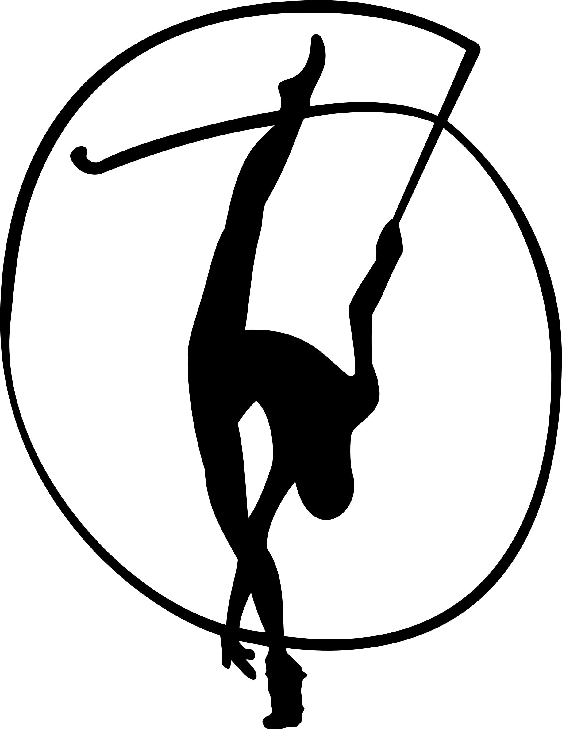 athlete clipart rhythmic gymnastics