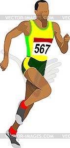 athlete clipart runner