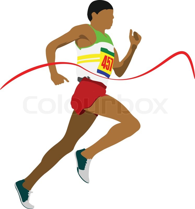 athlete clipart track and field