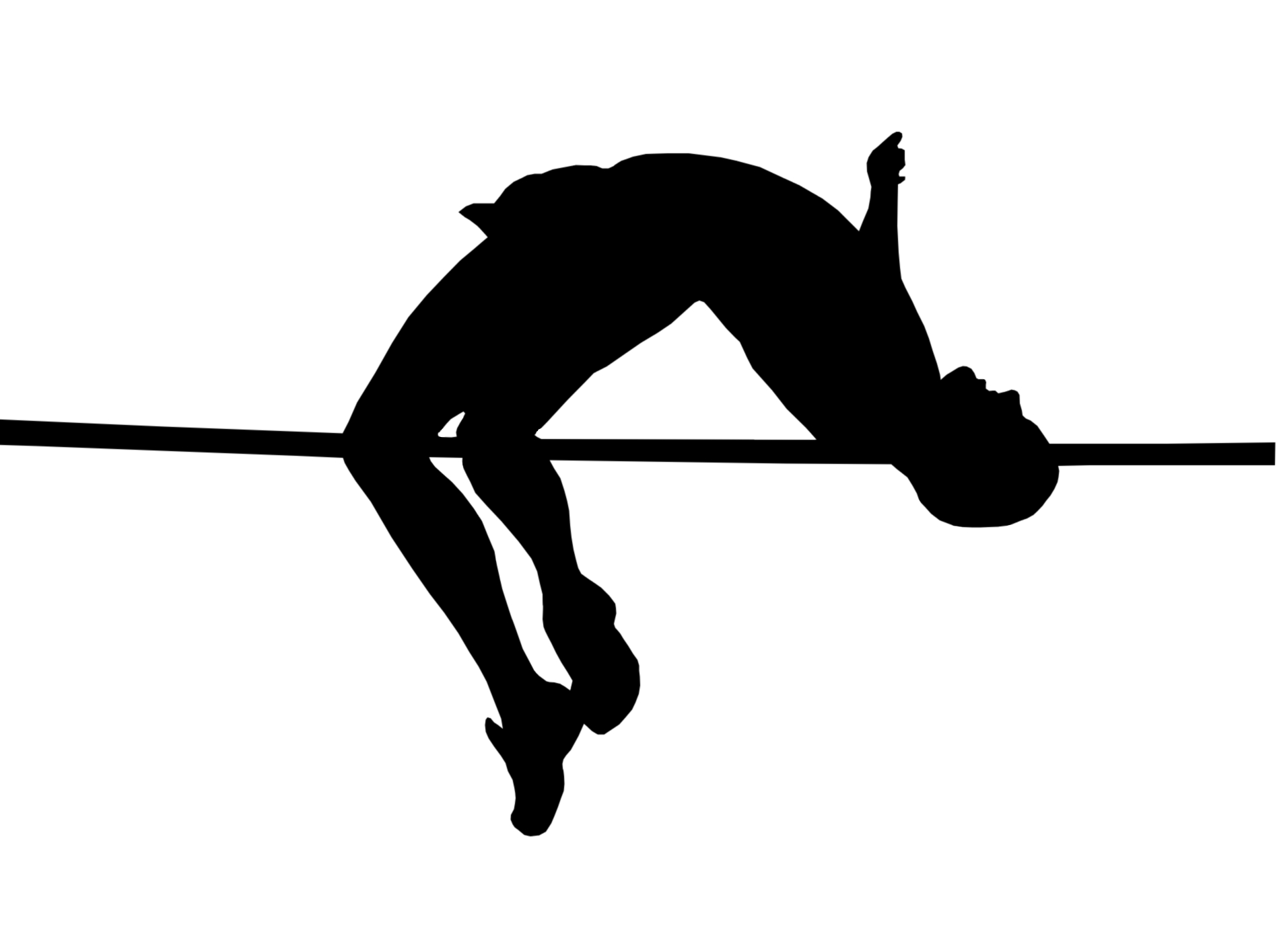  collection of black. Jump clipart high jump