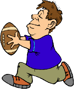 Football clipart animated. Sports group free collection