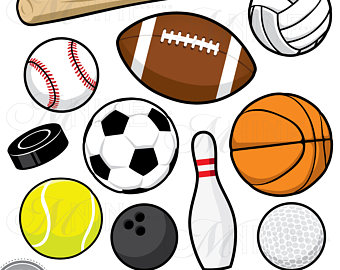 athletic clipart ball