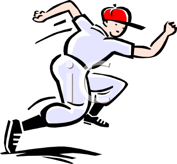 Athletic clipart baseball. Cliparts animated player