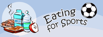 Eating for sports . Athletic clipart nutrition