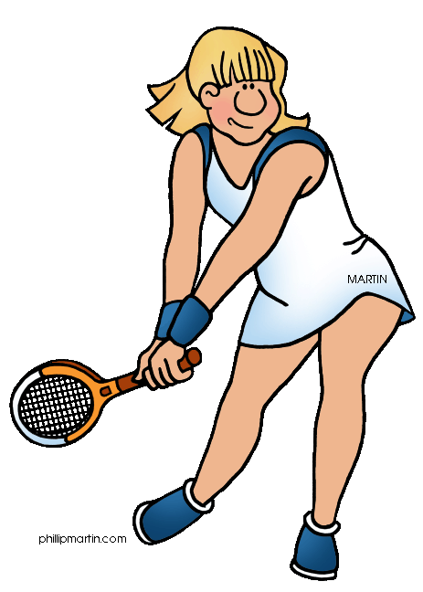 athletic clipart sporty person