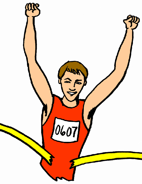 athletic clipart sporty person